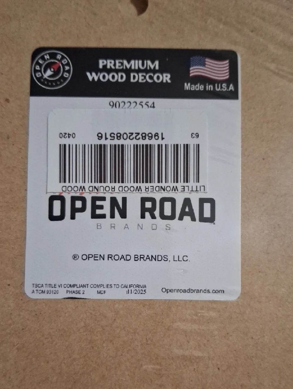 Open Road Brands charming round